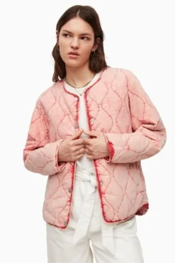 All Saints AllSaints Pink Reign Jacket 9 All Saints AllSaints Pink Reign Jacket -ALLSAINTS Sales unnamed file 1001