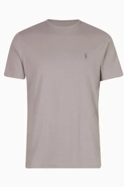 All Saints Grey Brace Short-Sleeve Crew T-Shirt -ALLSAINTS Sales unnamed file 104
