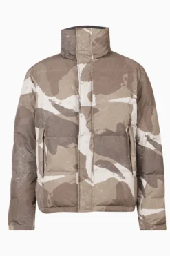 All Saints AllSaints Brown Novern Camo Jacket