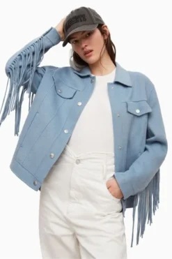 All Saints AllSaints Blue Franke Jacket -ALLSAINTS Sales unnamed file 1050