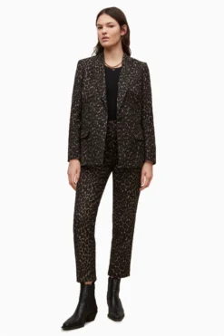 All Saints AllSaints Brown Aurora Blazer