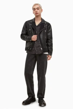 All Saints AllSaints Satori Black Biker Jacket -ALLSAINTS Sales unnamed file 1079 scaled