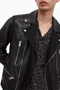 All Saints AllSaints Satori Black Biker Jacket -ALLSAINTS Sales unnamed file 1081 scaled