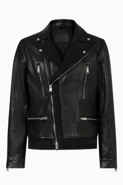 All Saints AllSaints Satori Black Biker Jacket -ALLSAINTS Sales unnamed file 1082 scaled