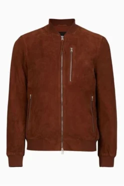All Saints AllSaints Brown Kemble Bomber Jacket -ALLSAINTS Sales unnamed file 1121