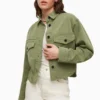 All Saints AllSaints Rylan Green Shirt Jacket