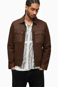 All Saints AllSaints Dean Brown Jacket -ALLSAINTS Sales unnamed file 1139 scaled