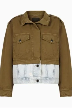All Saints AllSaints Green Cadie Military Jacket -ALLSAINTS Sales unnamed file 1152