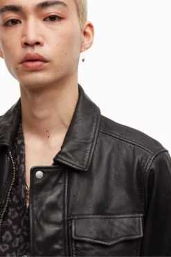 All Saints AllSaints Black Ivar Merino Crew Jacket -ALLSAINTS Sales unnamed file 1155 scaled