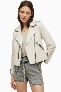 All Saints AllSaints White Fern Biker Jacket -ALLSAINTS Sales unnamed file 1169 scaled