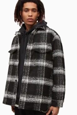 All Saints AllSaints Black Hibara Jacket