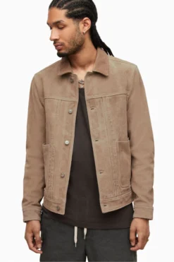 All Saints AllSaints Natural Fuse Trucker Jacket