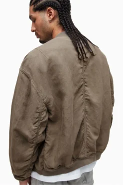 All Saints AllSaints Grey Bolsa Bomber Jacket 5 All Saints AllSaints Grey Bolsa Bomber Jacket -ALLSAINTS Sales unnamed file 1222 scaled