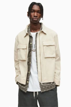All Saints AllSaints Clifton White Jacket