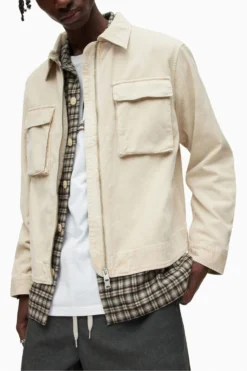 All Saints AllSaints Clifton White Jacket -ALLSAINTS Sales unnamed file 1230 scaled
