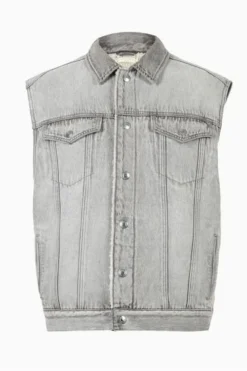 All Saints AllSaints Grey Kaimuki Denim Jacket -ALLSAINTS Sales unnamed file 1238