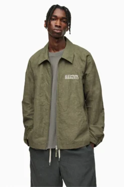 All Saints AllSaints Green Breaker Jacket