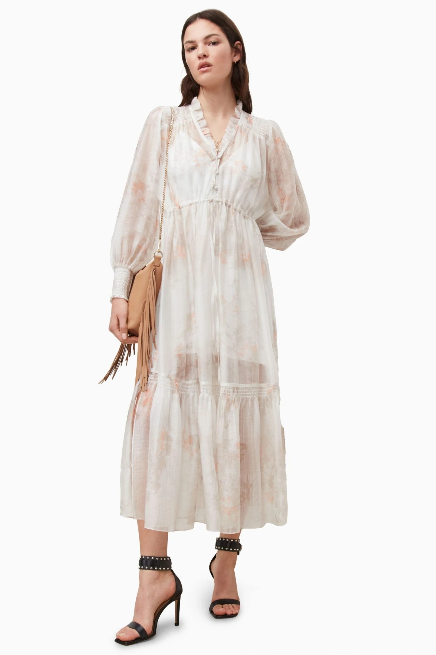 All Saints AllSaints White Nisha Koura Dress 3 All Saints AllSaints White Nisha Koura Dress