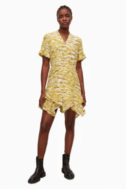 All Saints AllSaints Womens Yellow Frankie Oniyuri Dress 7 All Saints AllSaints Womens Yellow Frankie Oniyuri Dress -ALLSAINTS Sales unnamed file 1283 scaled