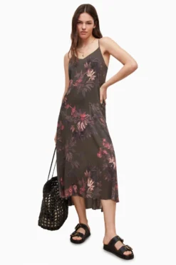 All Saints AllSaints Green Essey Nila Dress