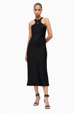 All Saints AllSaints Black Betina Dress
