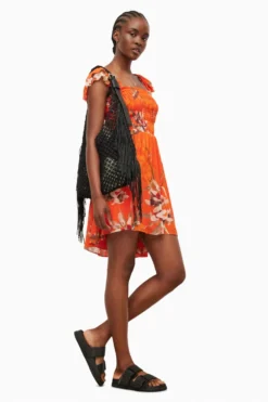 All Saints AllSaints Orange Malika Dorada Dress -ALLSAINTS Sales unnamed file 1311 scaled