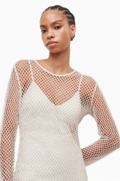 All Saints AllSaints White Rosalie Mini Dress -ALLSAINTS Sales unnamed file 1318 scaled