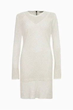 All Saints AllSaints White Rosalie Mini Dress -ALLSAINTS Sales unnamed file 1321