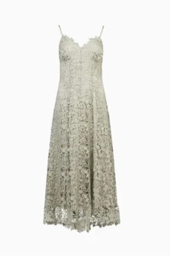 All Saints AllSaints Green Lali Dress -ALLSAINTS Sales unnamed file 1337