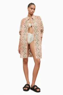 All Saints AllSaints Inez Marea Green Shirt Dress -ALLSAINTS Sales unnamed file 1341 scaled