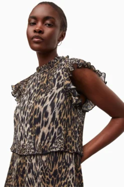 All Saints AllSaints Brown Antheia Kiku Dress -ALLSAINTS Sales unnamed file 1357 scaled