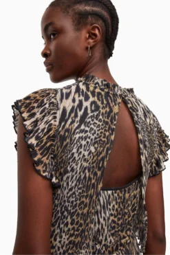 All Saints AllSaints Brown Antheia Kiku Dress -ALLSAINTS Sales unnamed file 1358 scaled