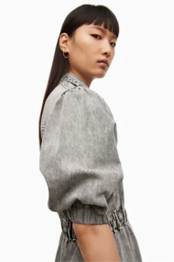 All Saints AllSaints Grey Osa Denim Dress -ALLSAINTS Sales unnamed file 1378 scaled