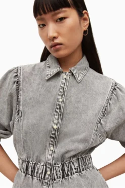 All Saints AllSaints Grey Osa Denim Dress -ALLSAINTS Sales unnamed file 1379 scaled