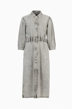 All Saints AllSaints Grey Osa Denim Dress -ALLSAINTS Sales unnamed file 1380 scaled