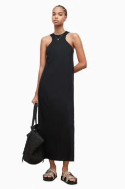 All Saints AllSaints Black Kuru Dress