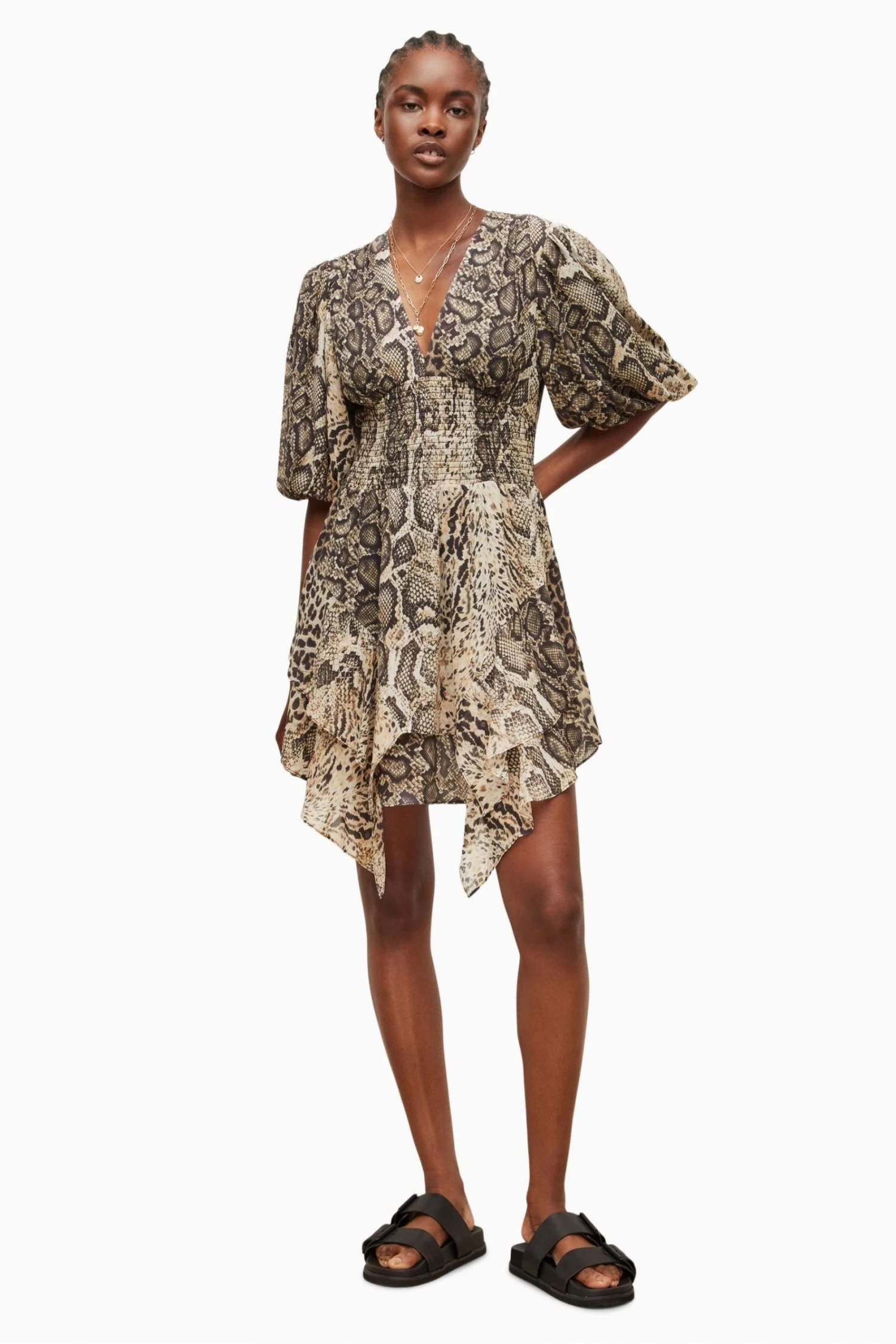 All Saints AllSaints Yellow Ciara Noche Dress 3 All Saints AllSaints Yellow Ciara Noche Dress