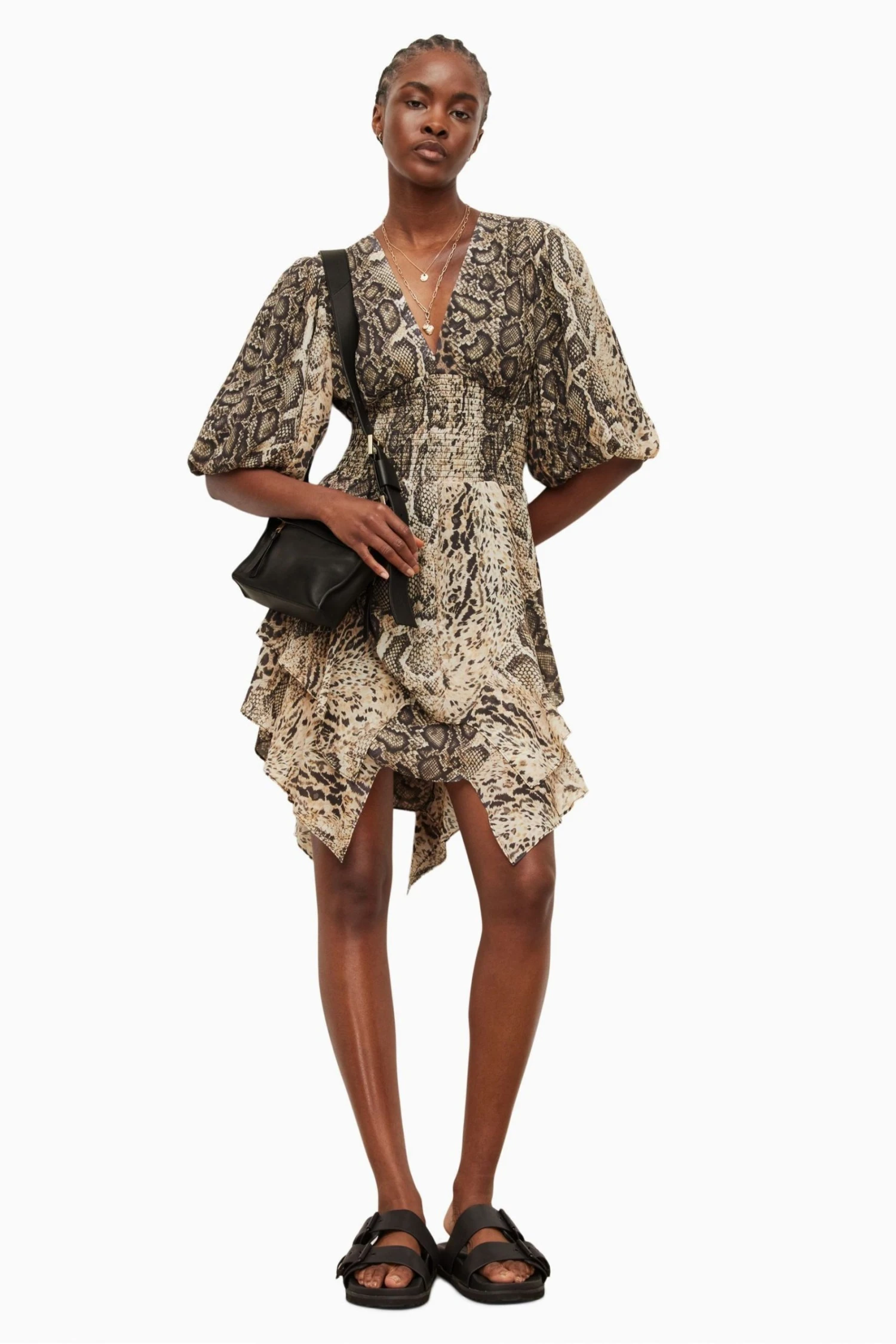 All Saints AllSaints Yellow Ciara Noche Dress 5 All Saints AllSaints Yellow Ciara Noche Dress - Image 3