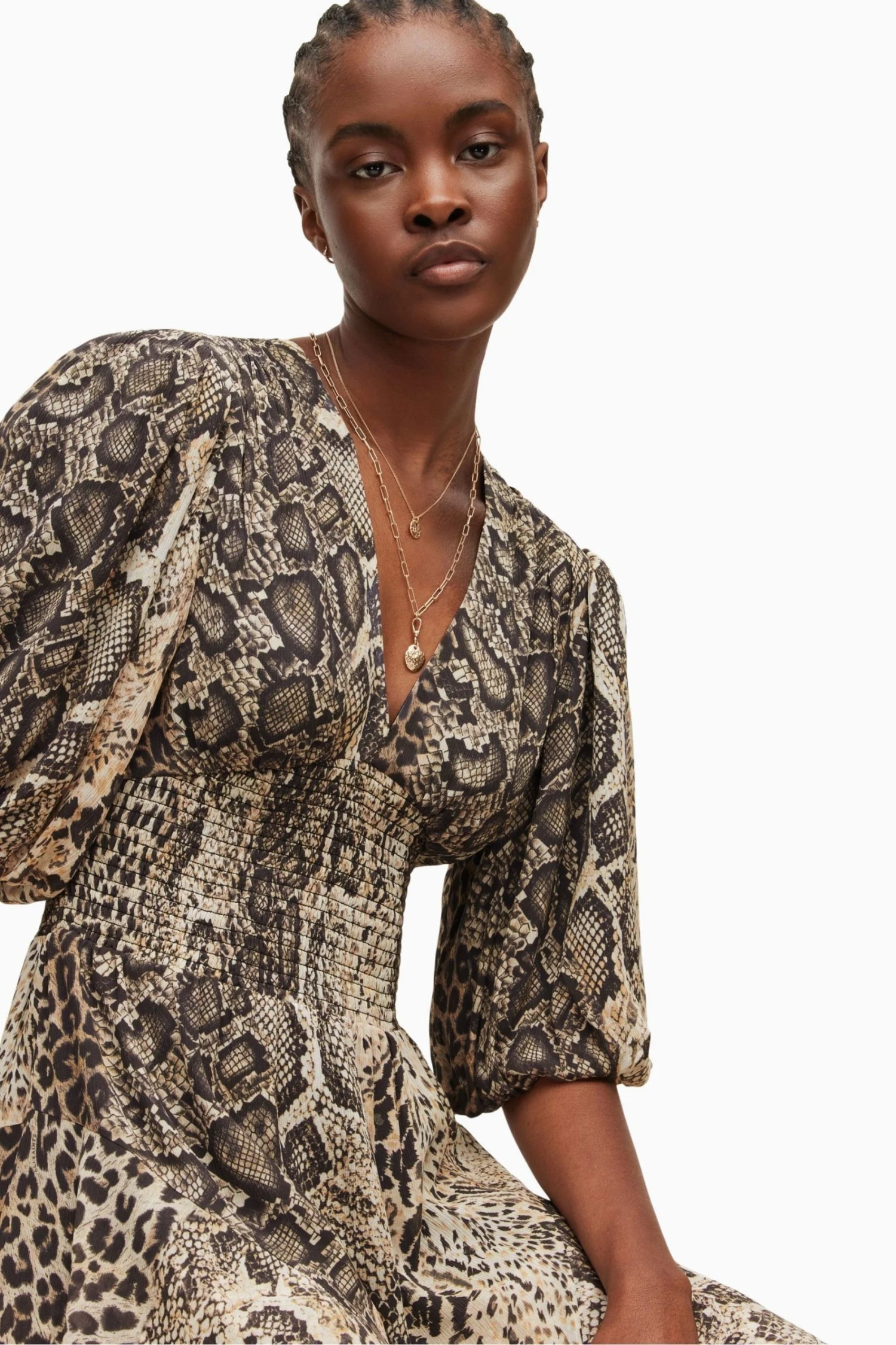 All Saints AllSaints Yellow Ciara Noche Dress 7 All Saints AllSaints Yellow Ciara Noche Dress - Image 5