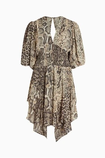 All Saints AllSaints Yellow Ciara Noche Dress 10 All Saints AllSaints Yellow Ciara Noche Dress - Image 8