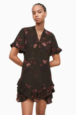 All Saints AllSaints Brown Frankie Nila Dress -ALLSAINTS Sales unnamed file 1423 scaled