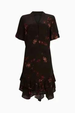 All Saints AllSaints Brown Frankie Nila Dress -ALLSAINTS Sales unnamed file 1427