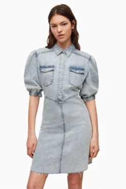 All Saints AllSaints Blue Jackie Denim Dress