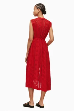 All Saints AllSaints Red Tate Broderie Dress -ALLSAINTS Sales unnamed file 1495 scaled