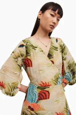 All Saints AllSaints Green Delana Swoop Dress -ALLSAINTS Sales unnamed file 1524 scaled