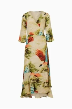 All Saints AllSaints Green Delana Swoop Dress -ALLSAINTS Sales unnamed file 1526