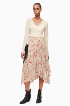 All Saints AllSaints Pink Zelma Momo Dress