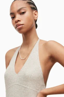 All Saints AllSaints Silver Lexi Halter Dress -ALLSAINTS Sales unnamed file 1554 scaled