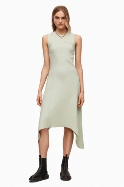 All Saints AllSaints Green Gia Dress