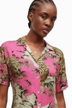 All Saints AllSaints Athea Pink Tai Nui Dress -ALLSAINTS Sales unnamed file 1582 scaled